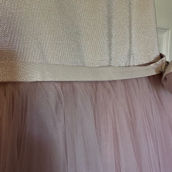 Flower girl dress. Blush tile bottom - Picture 3 of 5